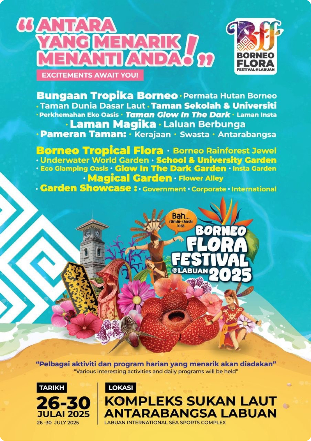 borneo flora festival